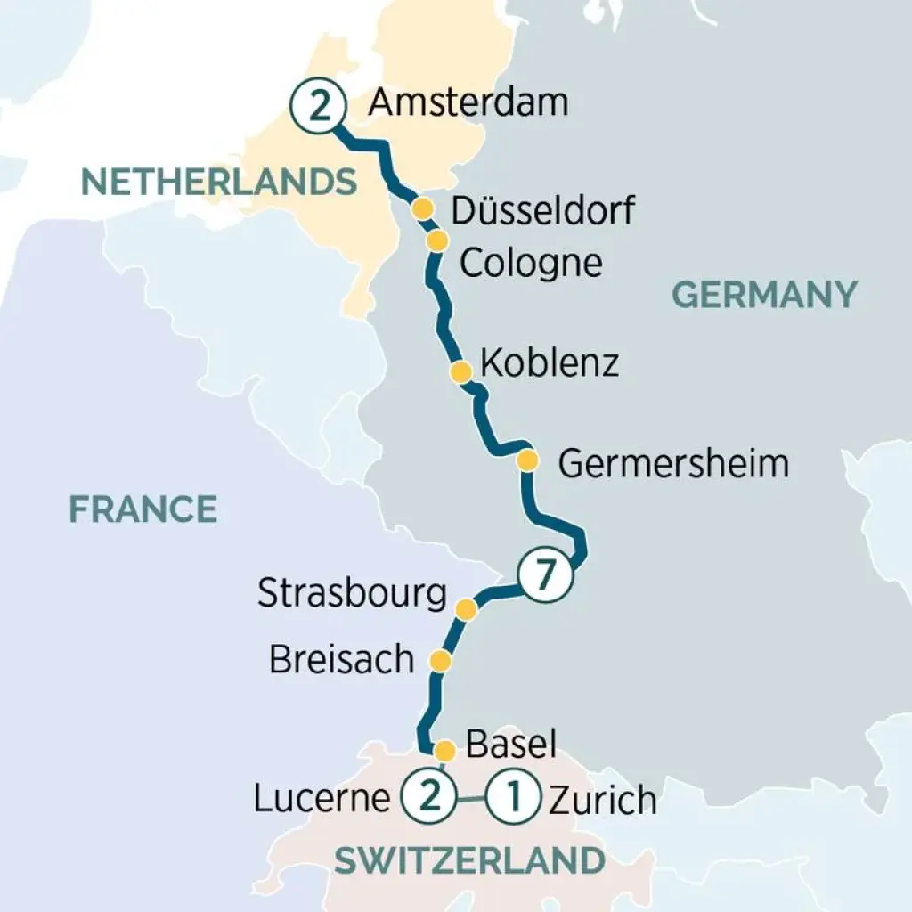 Explore Amsterdam & Jewels of the Rhine & Zurich-Lucerne 2026 for 13 days with Emerald Cruises and discover unforgettable experiences - Photo 2