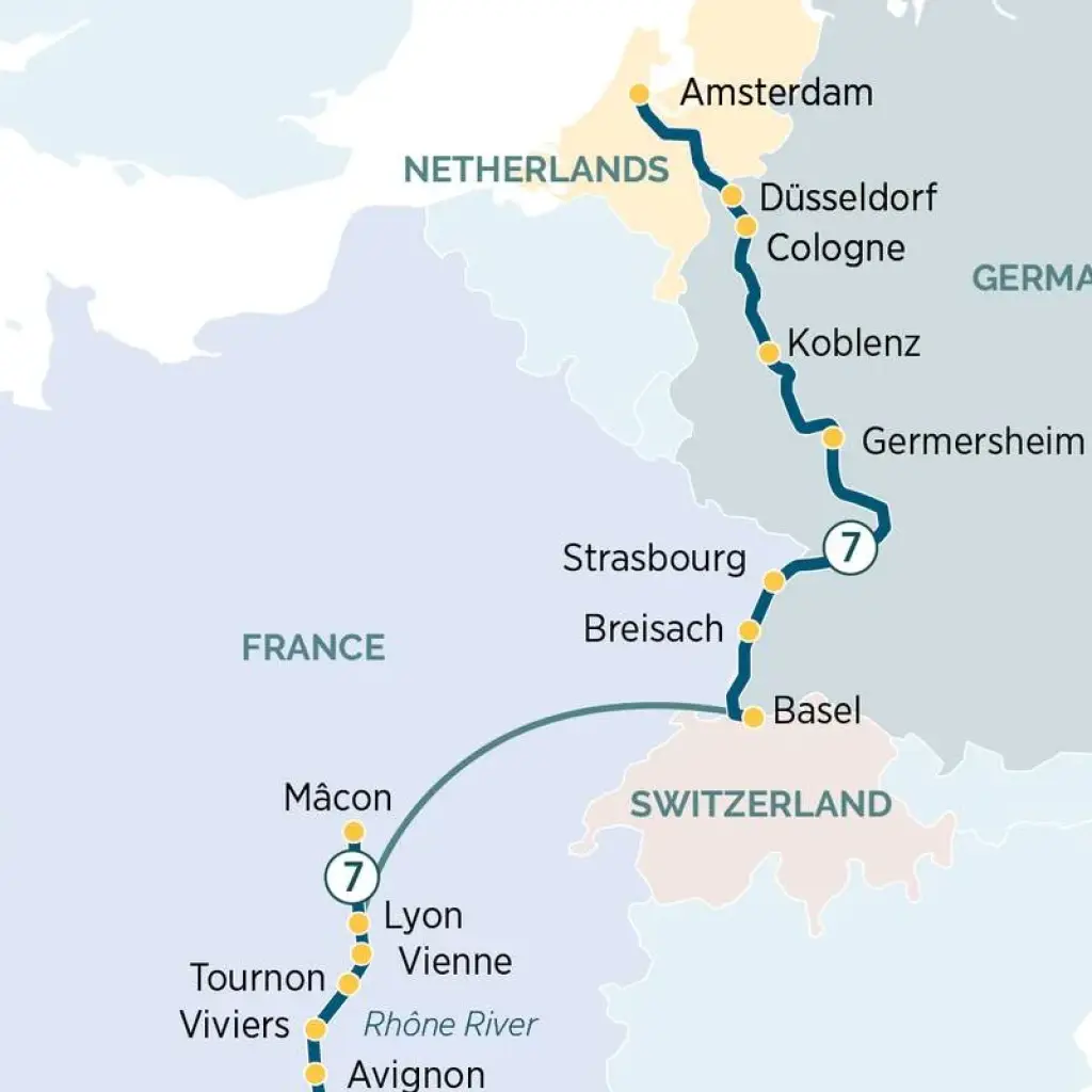 Explore Discover the Rhine & Rhone Rivers 2026 - 15 Days (36 destinations) for 15 days with Emerald Cruises and discover unforgettable experiences - Photo 2