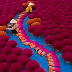 Explore Hanoi One Day Visit  Incense Village  Quang Phu Cau Silk Village Van Phuc for 1 days with Bamboo Hat Tours.,ltd and discover unforgettable experiences - Photo 6