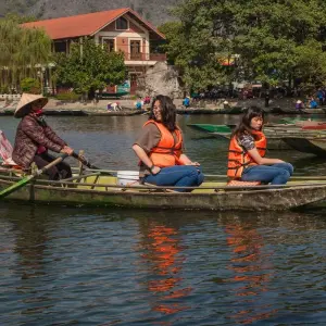 Explore Hoa Lu, Tam Coc & Mua Cave Full-Day Trip with Limousine, Cycling, Bamboo Boat,... for 1 days with Crossing Vietnam Tour and discover unforgettable experiences - Photo 2