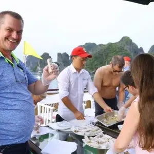 Explore Overnight Bai Tu Long Bay and Ha Long Bay Cruise with Cave, Kayaking, Sunset Party,... for 2 days with Crossing Vietnam Tour and discover unforgettable experiences - Photo 5