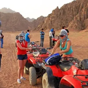 Explore Sunset Desert Quad Bike Safari with Camel Ride and Bedouin Dinner From Hurghada for 1 days with Egypt Gift Tours and discover unforgettable experiences - Photo 9