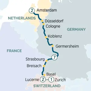 Explore Amsterdam & Jewels of the Rhine & Zurich-Lucerne 2026 for 13 days with Emerald Cruises and discover unforgettable experiences - Photo 2