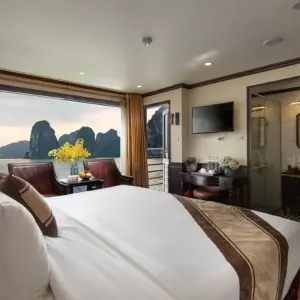 Explore 2-Day 1 Night Halong Bay 5 Star Cruise & Private Balcony Cabin for 2 days with Ha Long Bay Lux Cruises Tours and discover unforgettable experiences - Photo 5