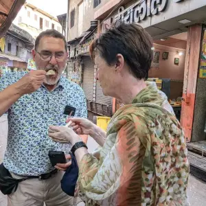 Explore Agra: Street Food Walking Tour, Spice Market, & Tuk-tuk Ride for 1 days with India Taj Tour and discover unforgettable experiences - Photo 3