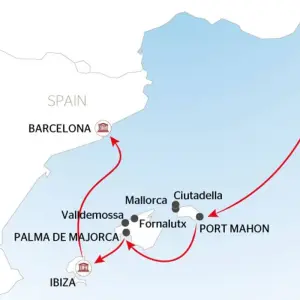 Explore Sun and Fun in the Balearic Islands
An exciting cruise to Barcelona and the Balearic Islands (port-to-port package) (8 destinations) for 7 days with CroisiEurope River Cruises and discover unforgettable experiences - Photo 3