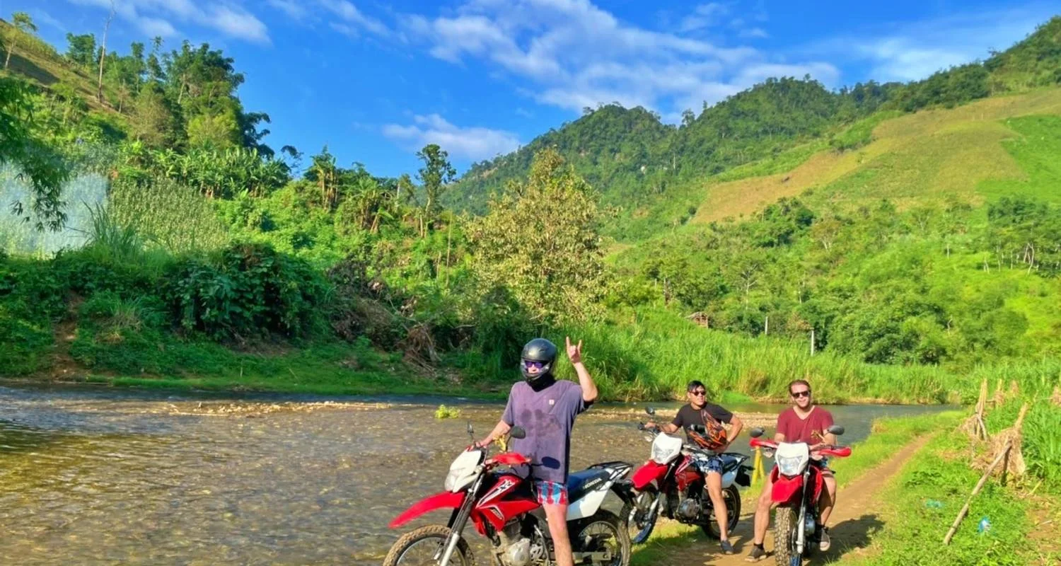Explore Northern Vietnam Motorbike Tour To Mai Chau, Phu Yen, Ba Be Lake, Thac Ba for 6 days with DNQ Travel and discover unforgettable experiences - Photo 2