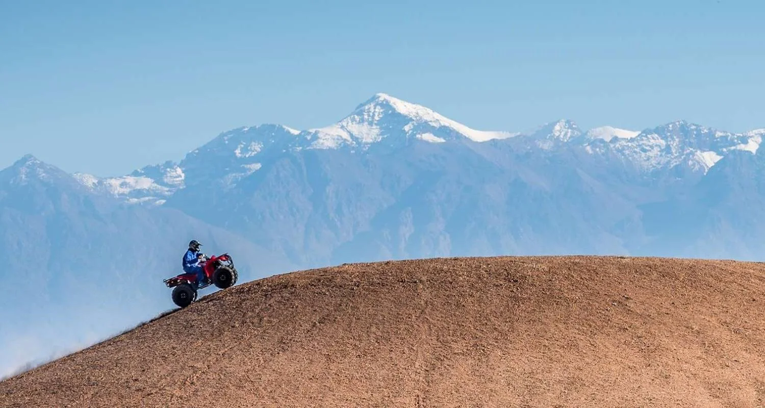 Explore Agafay Desert Dinner show  with quad bike and camel Ride for 1 days with Desertbrise Travel and discover unforgettable experiences - Photo 2