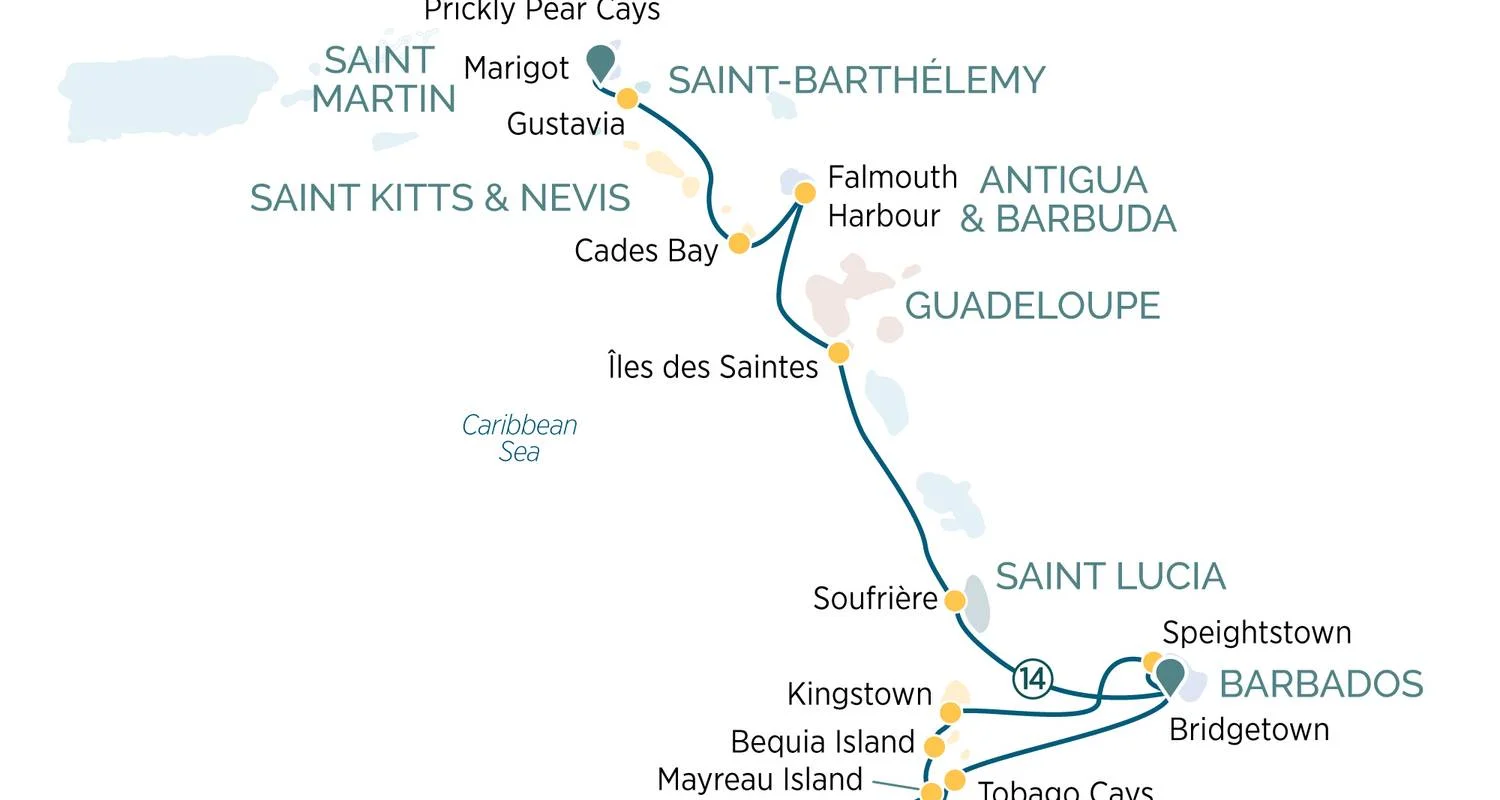 Explore Discover Eastern Caribbean & Grenadines 2025-2026 - 15 Days (from Marigot to Bridgetown) for 15 days with Emerald Cruises and discover unforgettable experiences - Photo 2