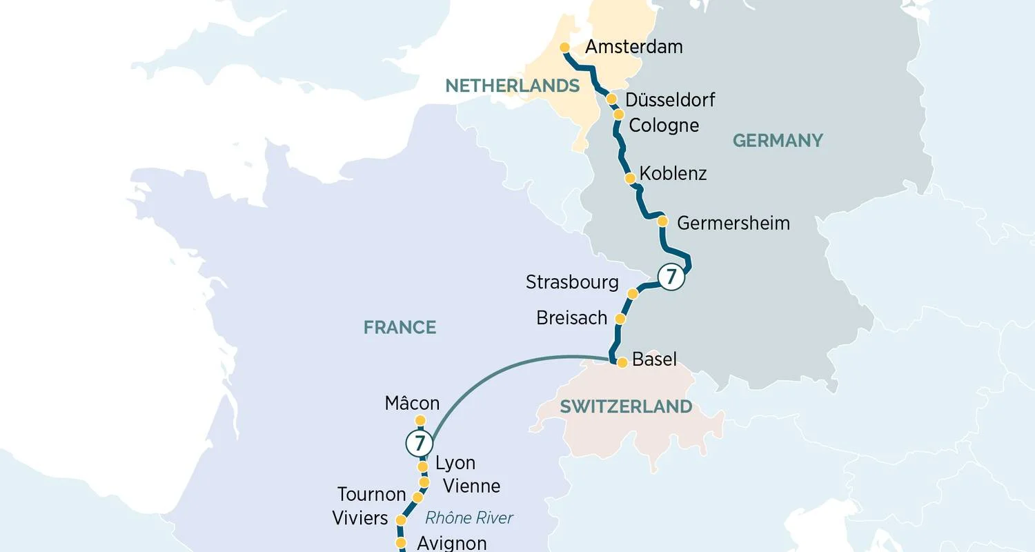 Explore Discover the Rhine & Rhone Rivers 2026 - 15 Days (36 destinations) for 15 days with Emerald Cruises and discover unforgettable experiences - Photo 2