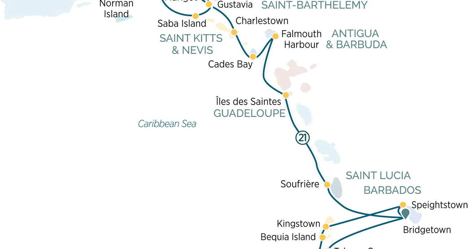 Explore Discover the hidden treasures of the Caribbean 2025-2026 - 22 Days (from Bridgetown to Marigot) for 22 days with Emerald Cruises and discover unforgettable experiences - Photo 2