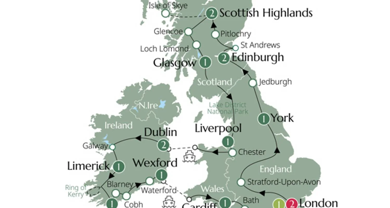 Explore Britain and Ireland Panorama - Signature for 19 days with Brendan Vacations and discover unforgettable experiences - Photo 2