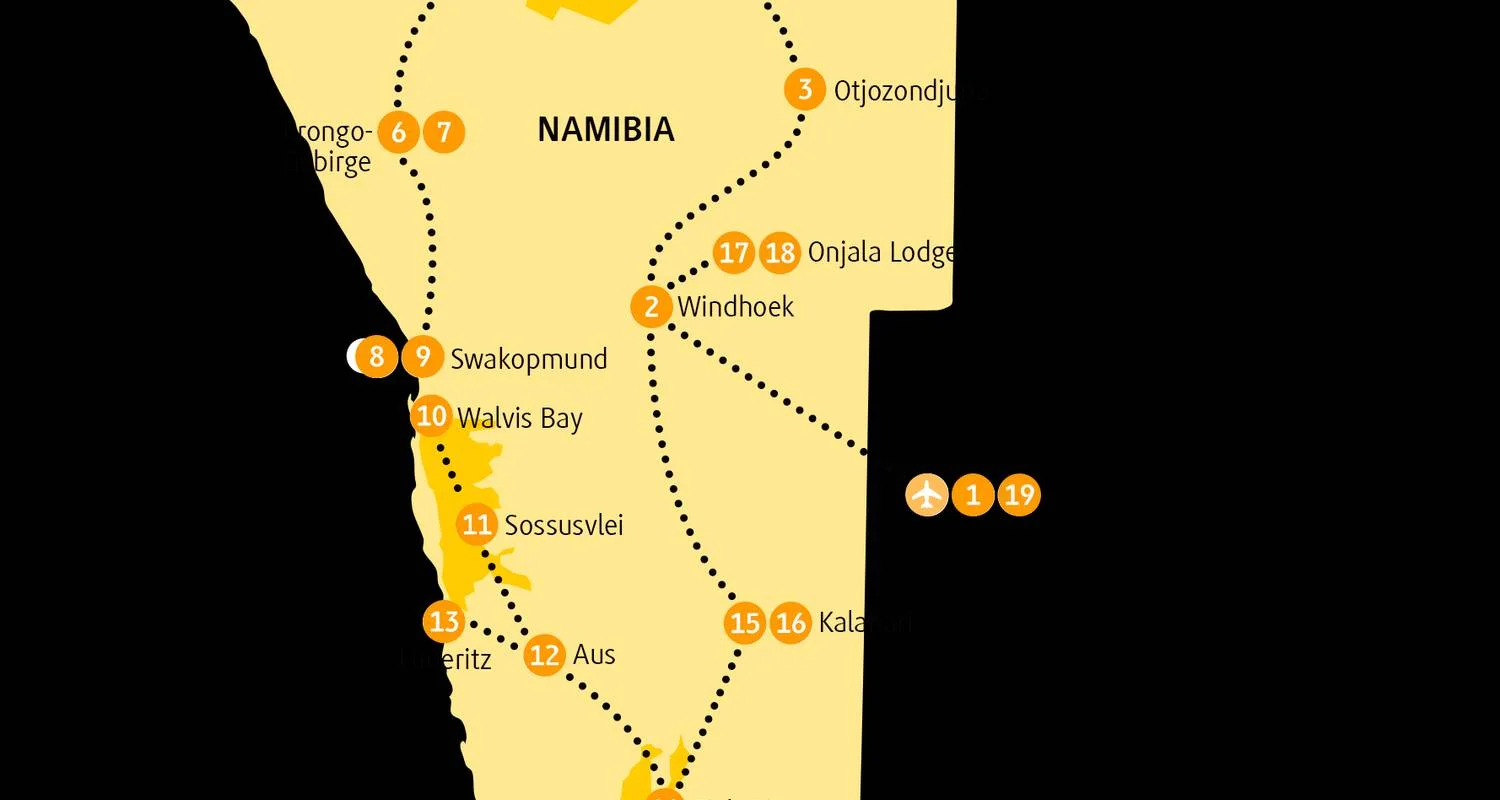 Explore Etosha - 19 Day Adventure Tour for 19 days with Chamaeleon and discover unforgettable experiences - Photo 2